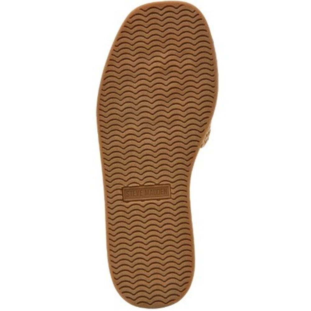 Steve Madden Women's Boardwalk Espadrille Slide Sandals Natural Raffia Size 10 - Picture 5 of 5